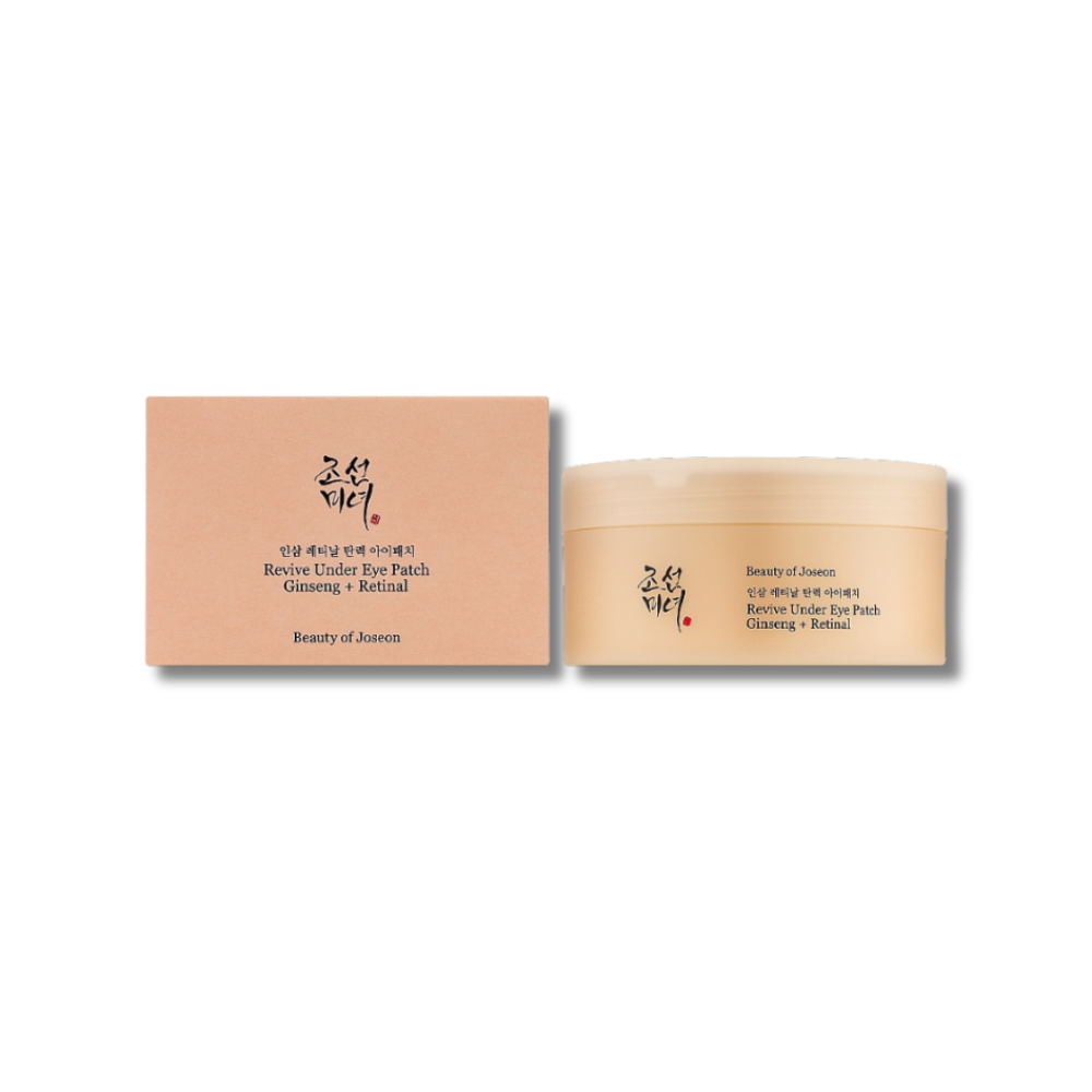 Відновлюючі гідрогелеві патчі на основі женьшеню - Beauty Of Joseon Revive Under Eye Patch Ginseng + Retinal - Фото 1
