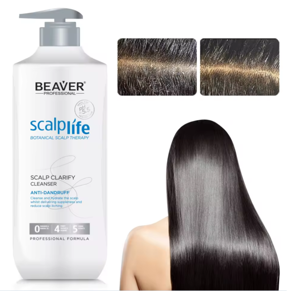 Лечебный шампунь против перхоти - Beaver Professional Scalplife Botanical Therapy Scalp Clarify Cleanser фото 3