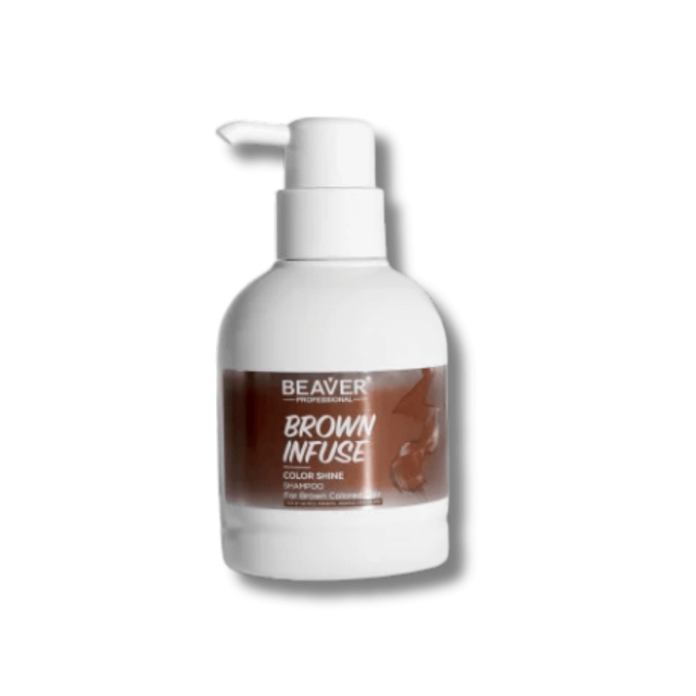 Шампунь для интенсивного ухода за волосами золотисто-бежевый - Beaver Professional Infuse Color Shine Shampoo Brown - Фото 1