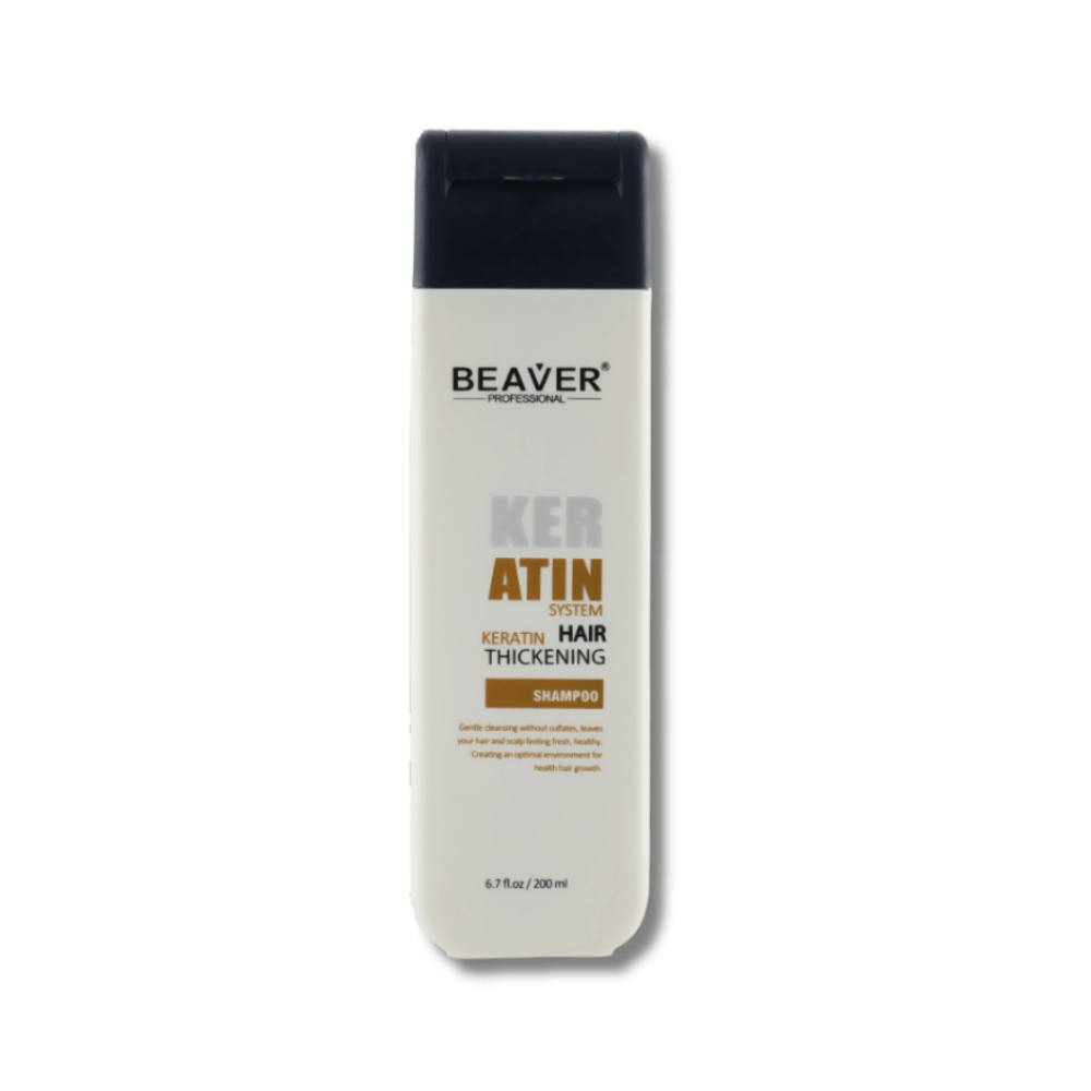 Шампунь с кератином для густоты и уплотнения волос - Beaver Professional Keratin System Shampoo - Фото 1