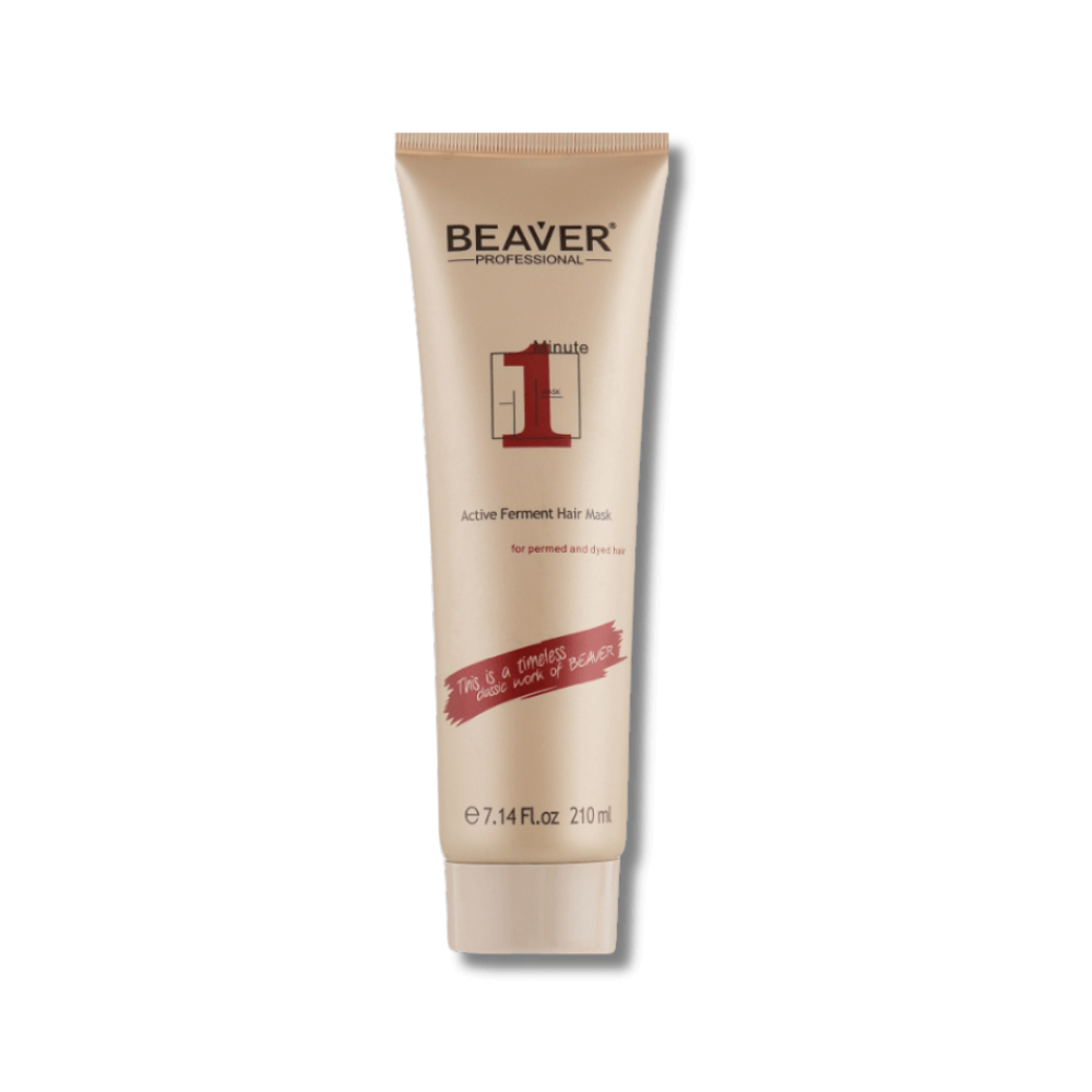 Зволожуюча експрес-маска для сухого та неслухняного волосся - Beaver Professional Active Ferment Hair Mask - Фото 1