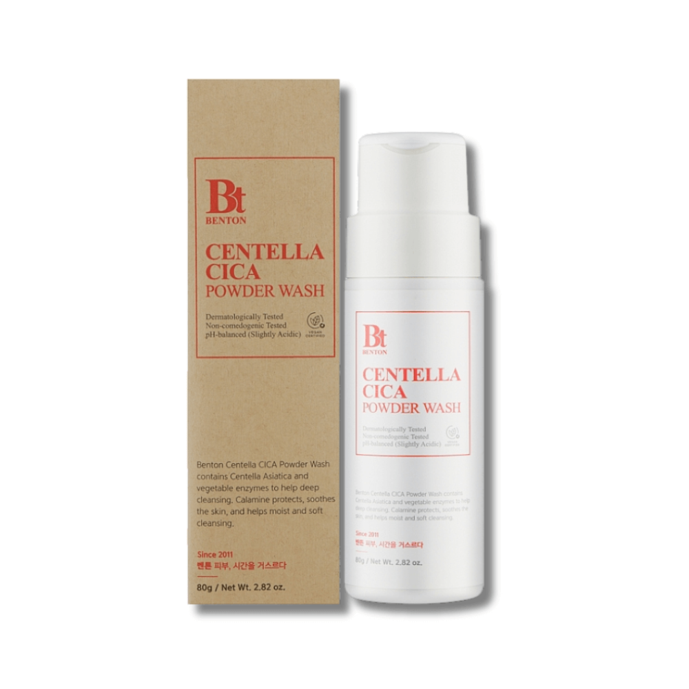 Ензимна пудра для вмивання з центелою - Benton Goodbye Redness Centella Powder Wash - Фото 1