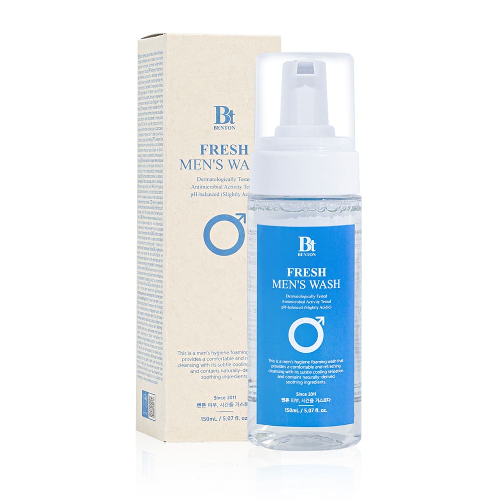 Освіжаюча пінка для інтимної гігієни чоловіків - Benton Fresh Men's Wash - Фото 1