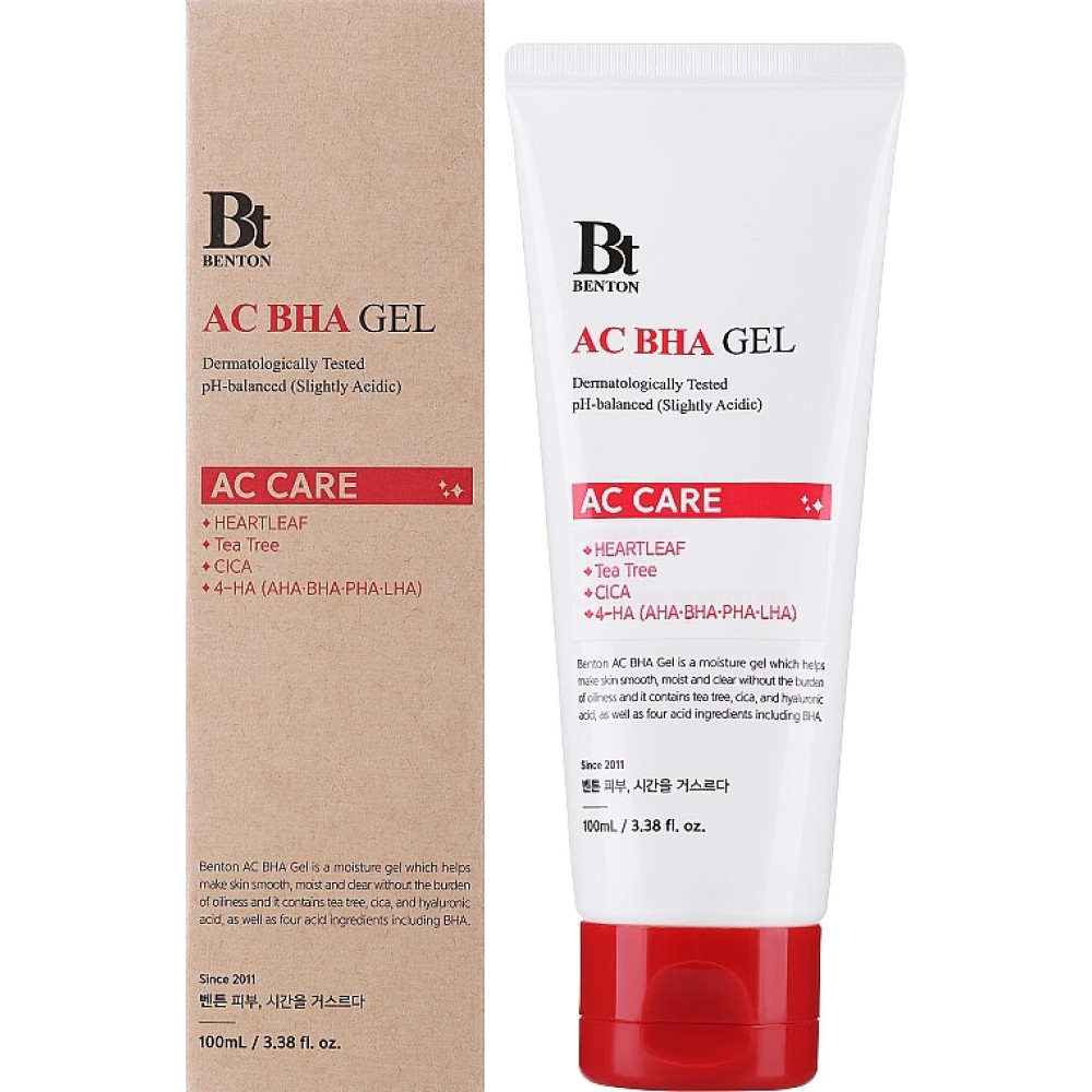 Гель для обличчя - Benton AC BHA Gel фото 4
