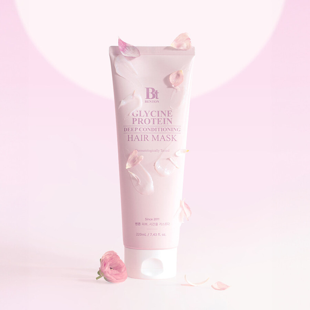 Глибоковідновлююча білкова маска для волосся з гліцином - Benton Glycine Protein Deep Conditioning Hair Mask фото 3