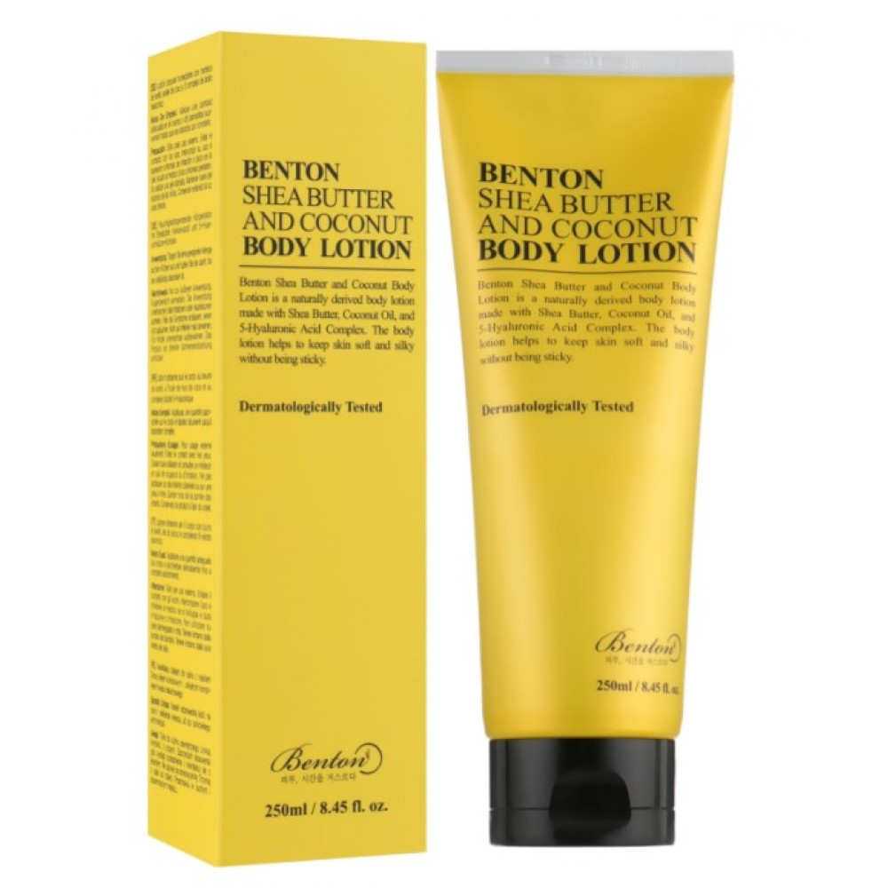 Лосьон для тела с маслом ши и кокоса - Benton Shea Butter and Coconut Body Lotion - Фото 1