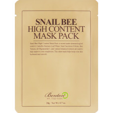 Маска с муцином улитки и ядом пчелы - Benton Snail Bee High Content Mask 