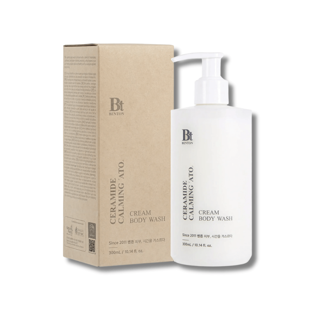 Очищувальний кремовий гель для душу з керамідами - Benton Ceramide Calming Ato Cream Body Wash - Фото 1