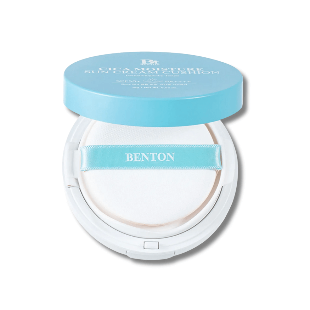 Солнцезащитный кушон с центелой - Benton Cica Moisture Sun Cream Cushion SPF50/PA++++ - Фото 1