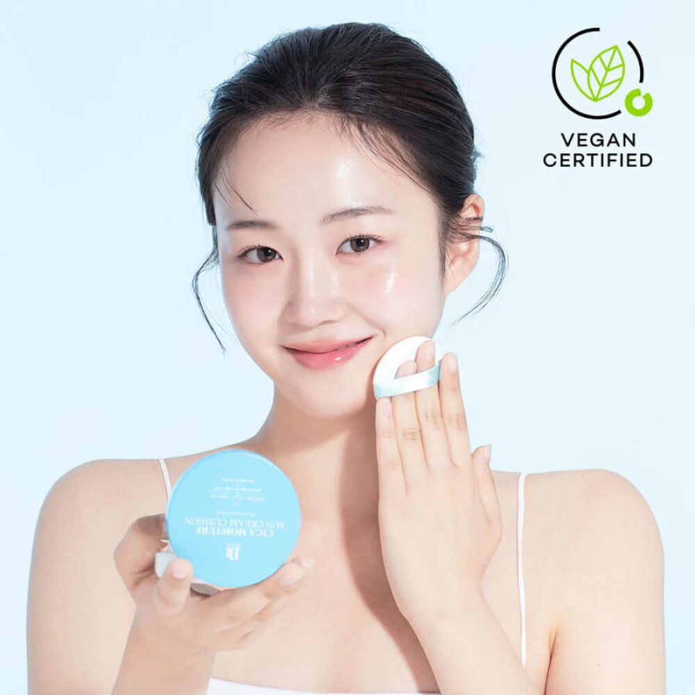 Сонцезахисний кушон з центелою - Benton Cica Moisture Sun Cream Cushion SPF50/PA++++ фото 4