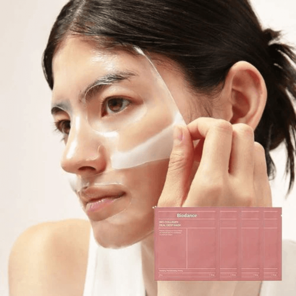 Набір колагенових гідрогелевих масок для глибокого зволоження - Biodance Bio-Collagen Real Deep Mask фото 2