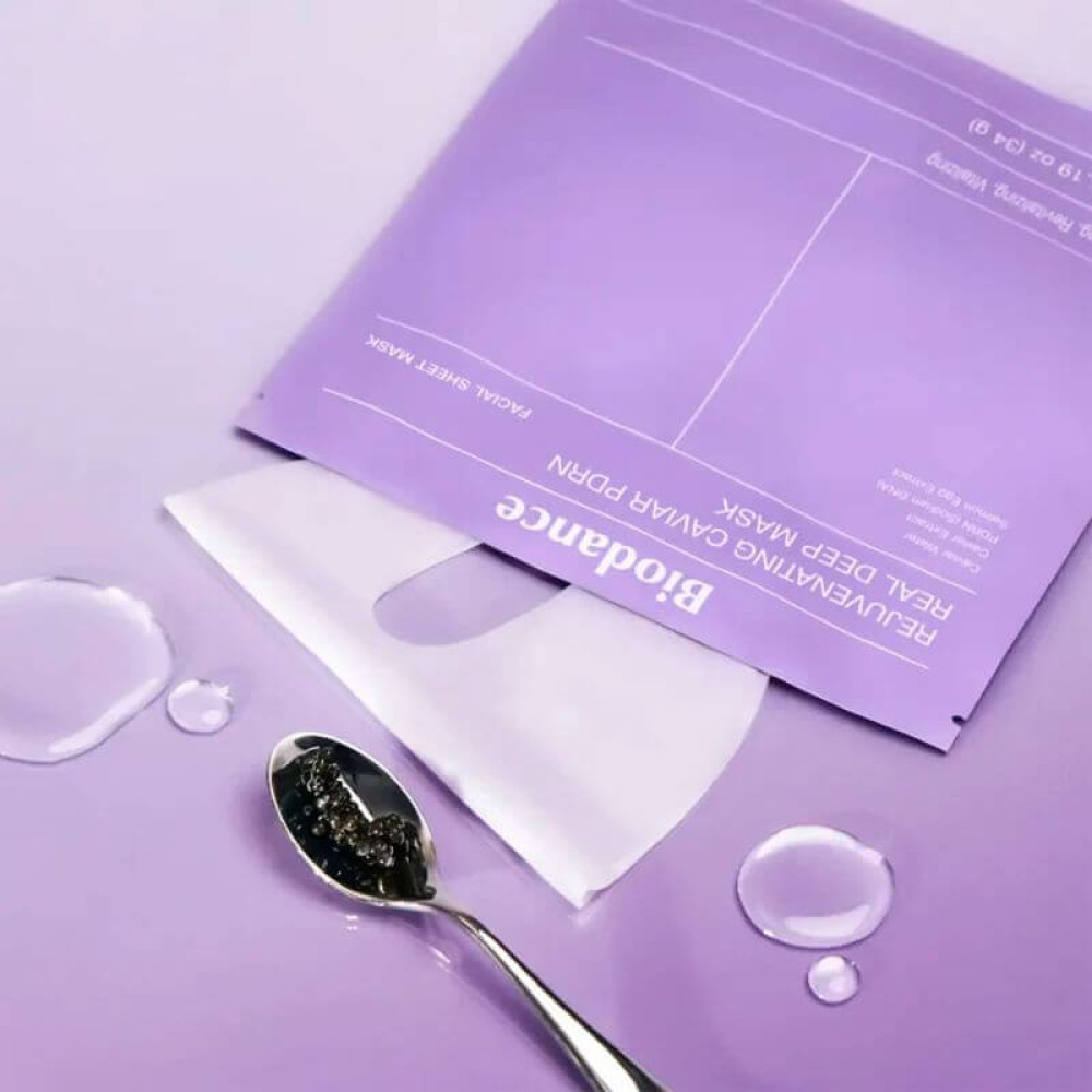 Омолоджуюча гідрогелева маска з PDRN - Biodance Rejuvenating Caviar PDRN Real Deep Mask фото 2