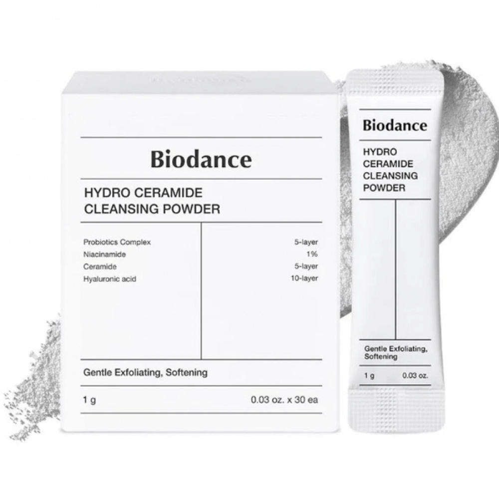 Зволожуюча ензимна пудра для обличчя - Biodance Hydro Ceramide Cleansing Powder фото 2