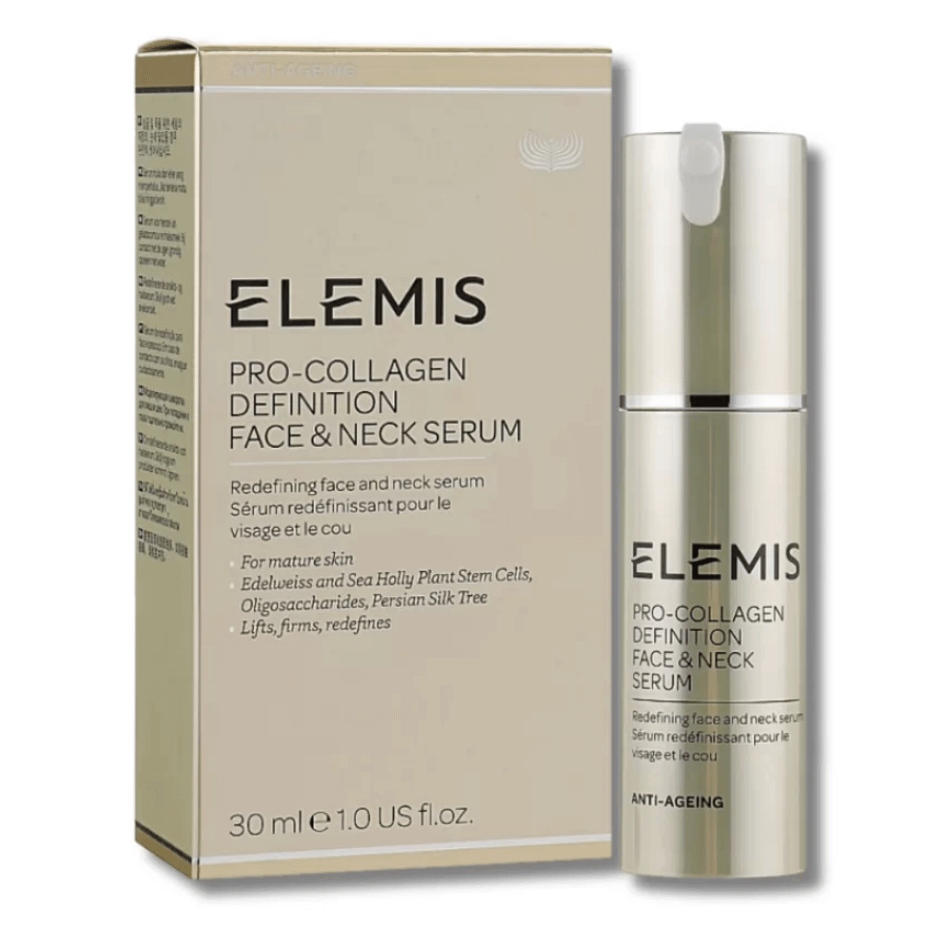 Антивозрастный уход: Средства для профилактики и борьбы с морщинами Elemis Pro-Collagen Definition Face & Neck Serum
