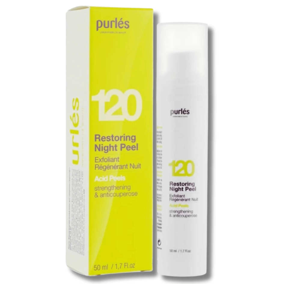 Эффективный уход за кожей, склонной к куперозу Purles 120 Restoring Night Peel