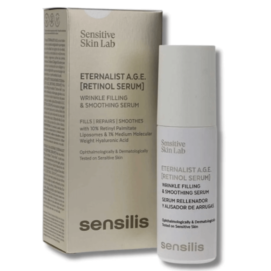 Витамин А в косметике для лица Sensilis Eternalist AGE Retinol Serum