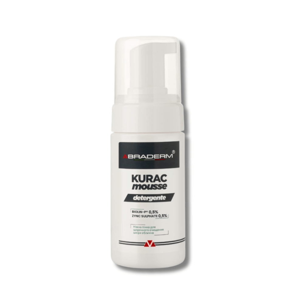 Пінка для вмивання - Braderm Kurac Cleansing Mousse - Фото 1