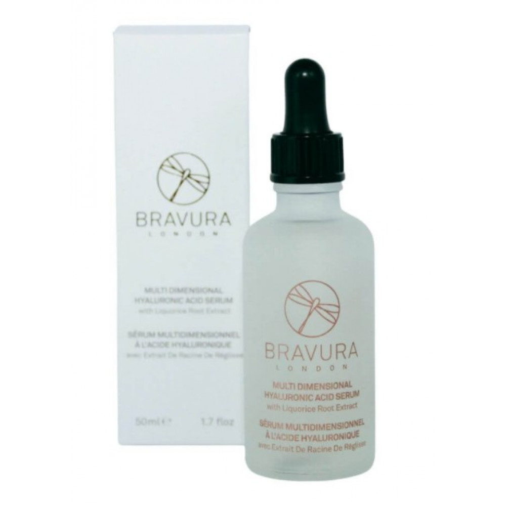 Увлажняющая сыворотка для всех типов кожи - Bravura London Multi Hyaluronic Acid Serum with Liquorice Root Extract - Фото 1
