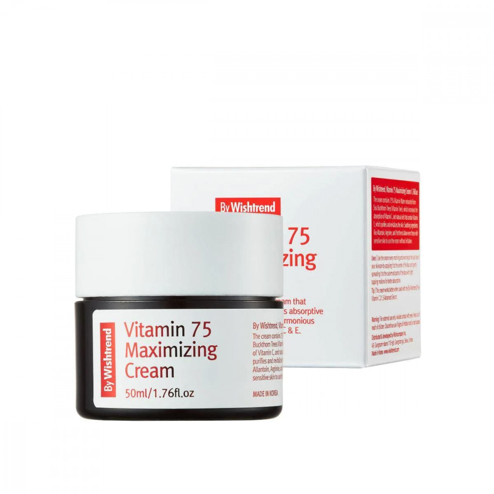 Крем для обличчя - By Wishtrend Vitamin 75 Maximizing Cream фото 2