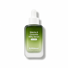Сироватка з керамідами для шкіри обличчя - By Wishtrend Matcha & Ceramide Milky Serum 