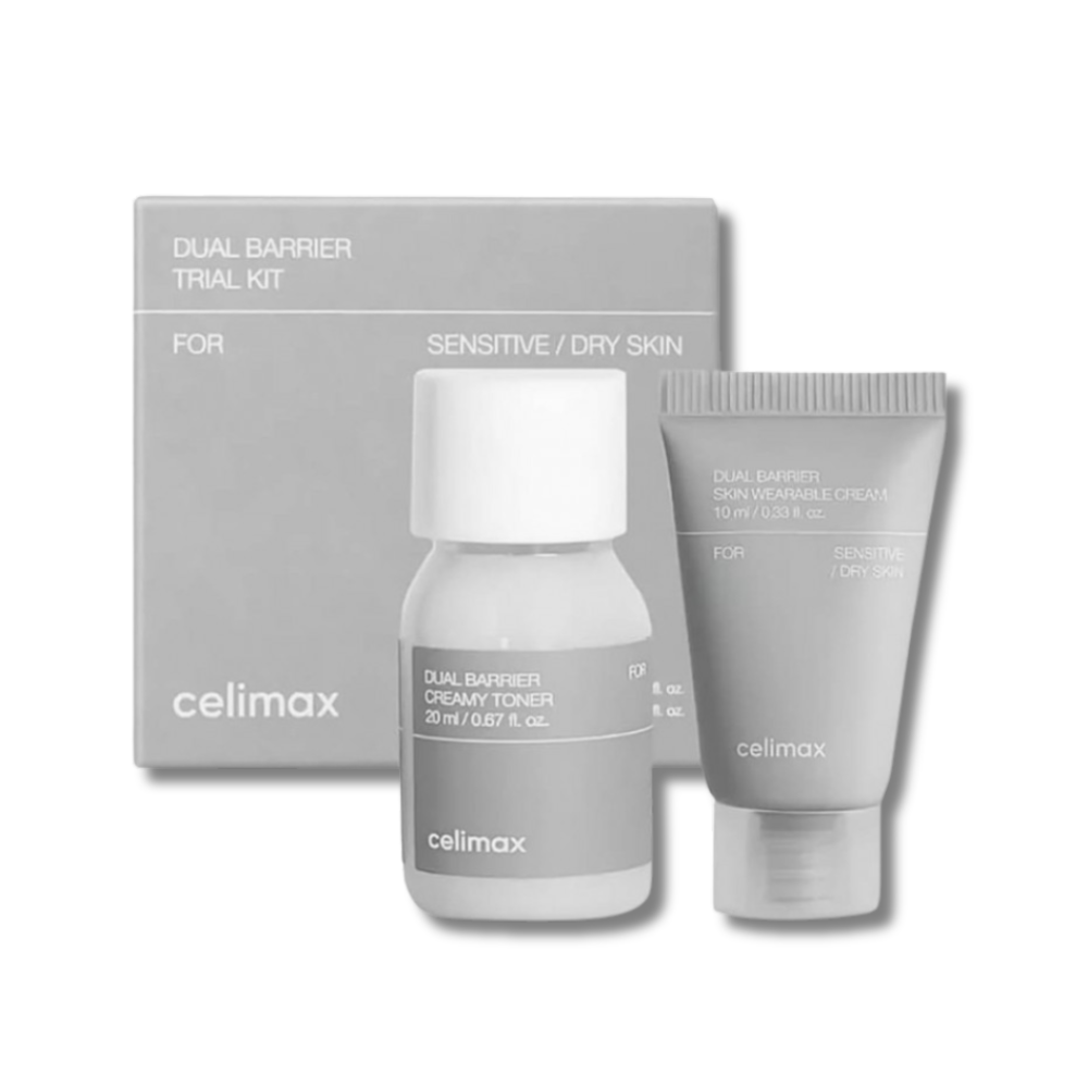 Набір мініатюр для обличчя - Celimax Dual Barrier Trial Kit Travel - Фото 1