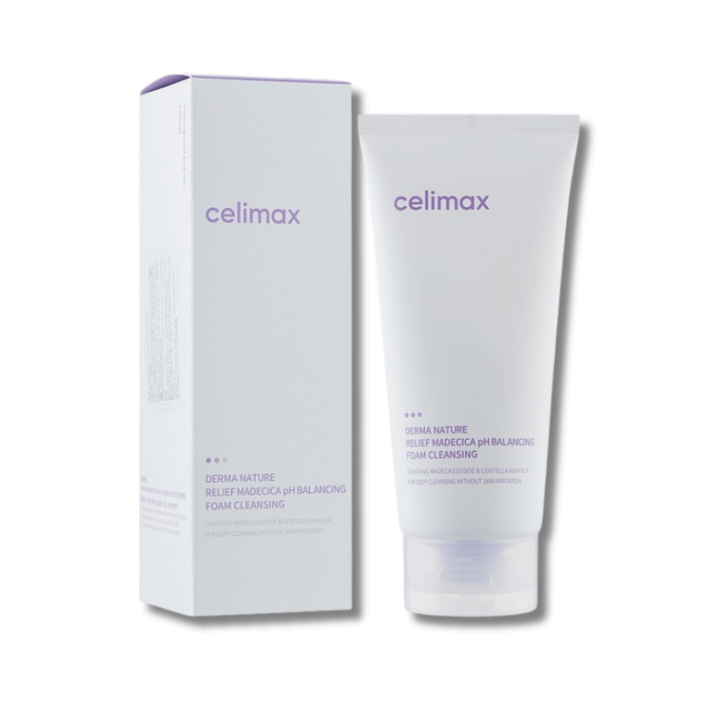 Ніжна пінка для обличчя - Celimax Relief Madecica Ph Balancing Foam Cleansing - Фото 1