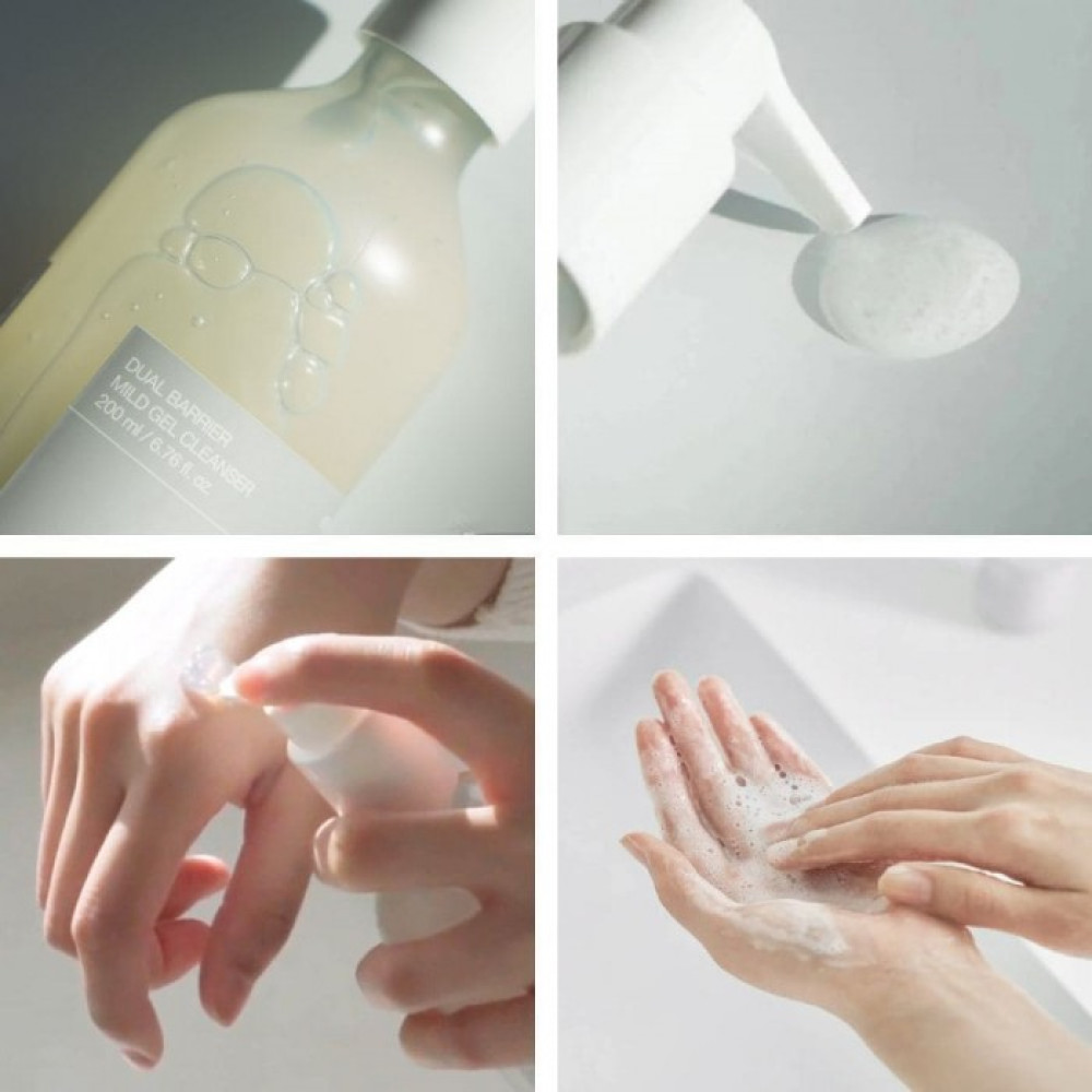 Ніжний гель для вмивання - Celimax Dual Barrier Mild Gel Cleanser фото 3
