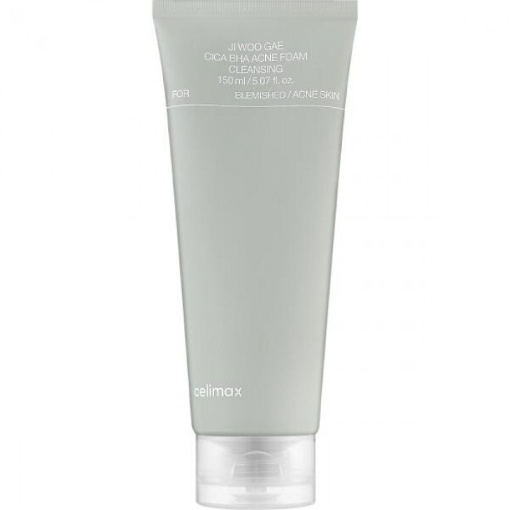 Очищающая пенка для проблемной кожи - Celimax Ji Woo Gae Cica BHA Acne Foam Cleansing фото 4