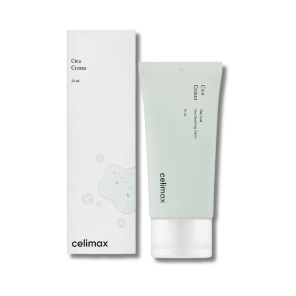 Заспокійливий крем для обличчя з азіатською центеллою - Celimax The Real Cica Soothing Cream - Фото 1