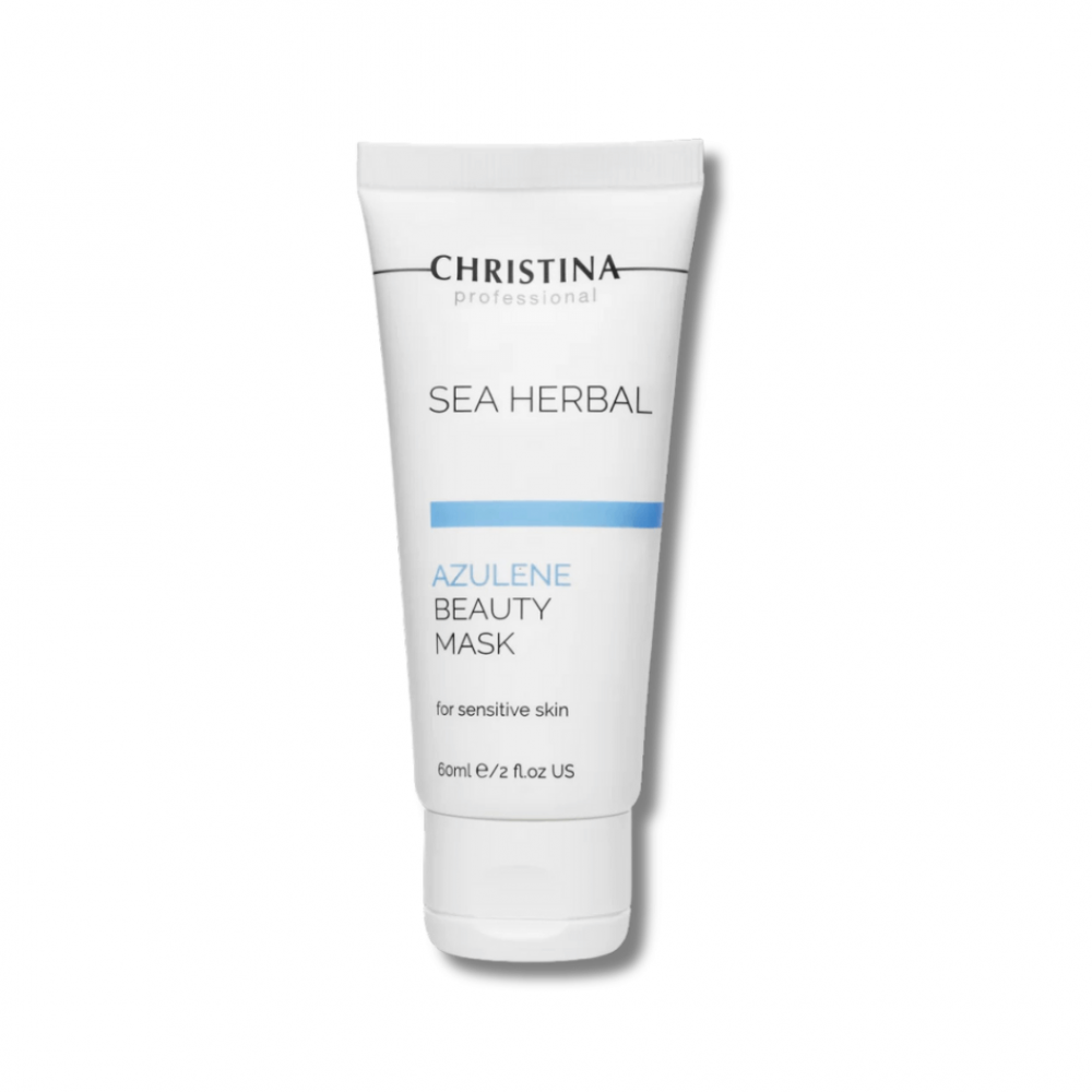 Азуленова маска краси для чутливої шкіри - Christina Sea Herbal Beauty Mask Azulene  - Фото 1
