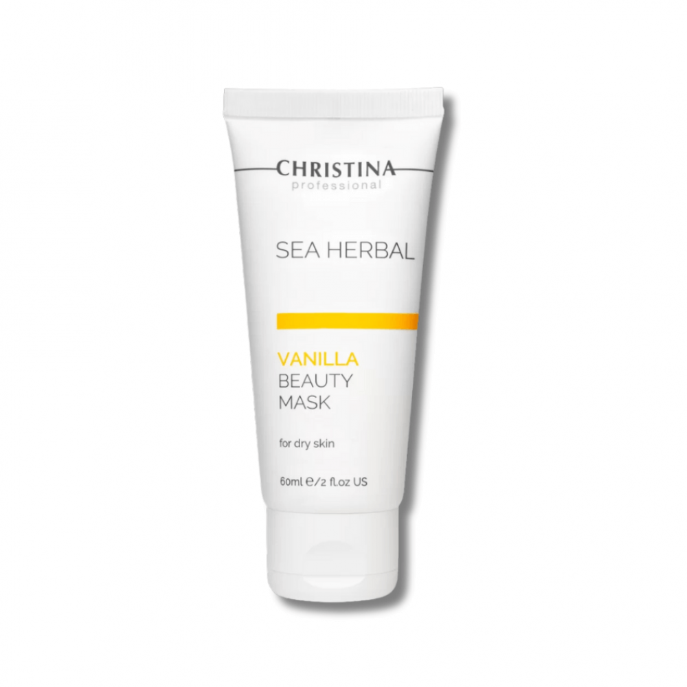 Ванільна маска краси для сухої шкіри - Christina Sea Herbal Beauty Mask Vanilla  - Фото 1
