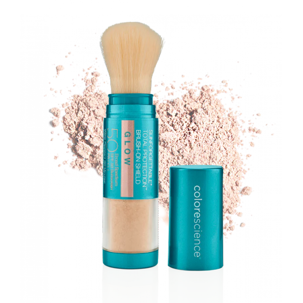 Солнцезащитная рассыпчатая пудра для лица "Сияние" - Colorescience Sunforgettable Total Protection Brush-On Shield Glow SPF 50 фото 2