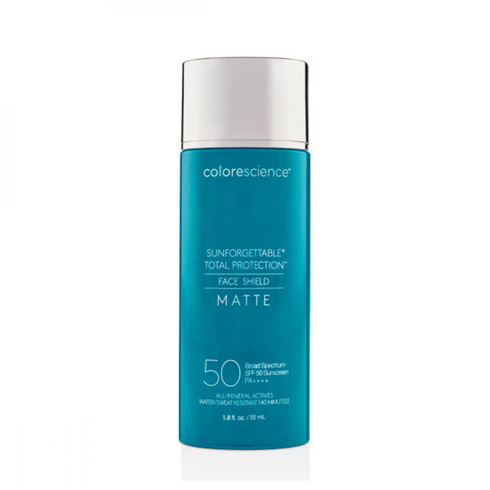 Сонцезахисний крем для обличчя з матуючим ефектом - Colorescience Face Shield Matte SPF 50 - Фото 1