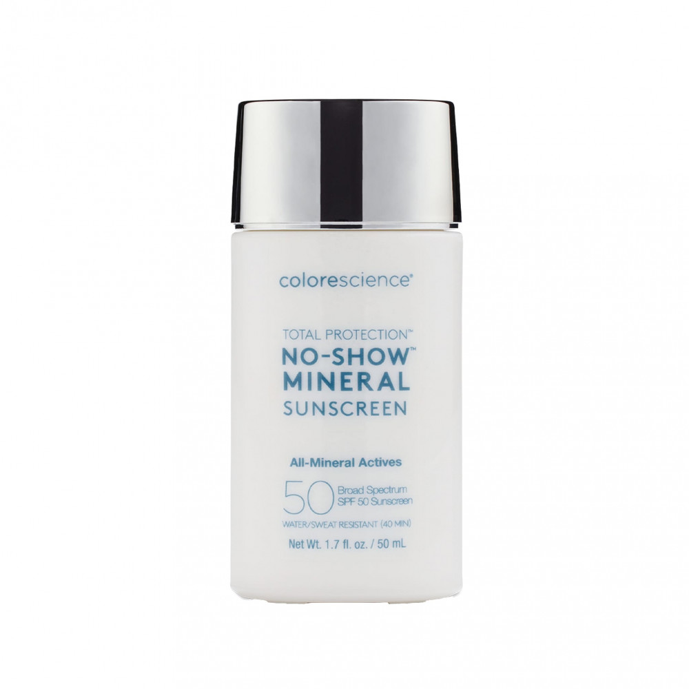 Прозорий мінеральний сонцезахисний флюїд - Colorescience No-Show Mineral Sunscreen SPF 50 - Фото 1
