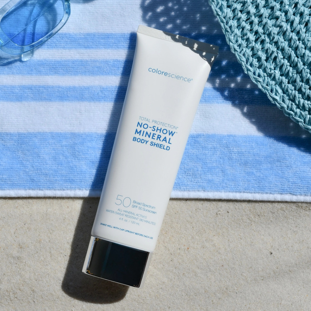 Прозорий мінеральний сонцезахисний флюїд для тіла SPF 50 - Colorescience Total Protection No-Show Mineral Body Shield SPF 50 фото 3