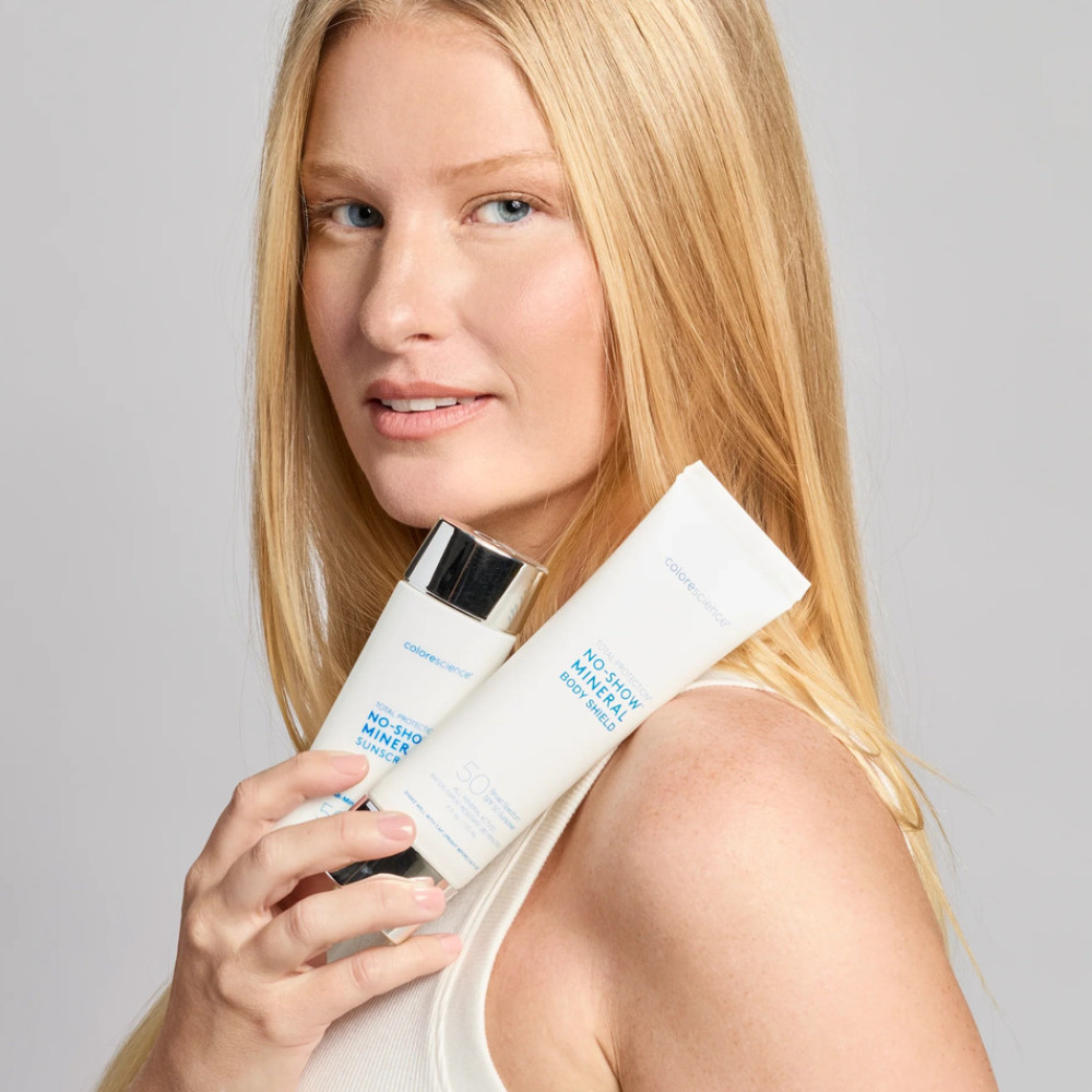 Прозорий мінеральний сонцезахисний флюїд для тіла SPF 50 - Colorescience Total Protection No-Show Mineral Body Shield SPF 50 фото 2