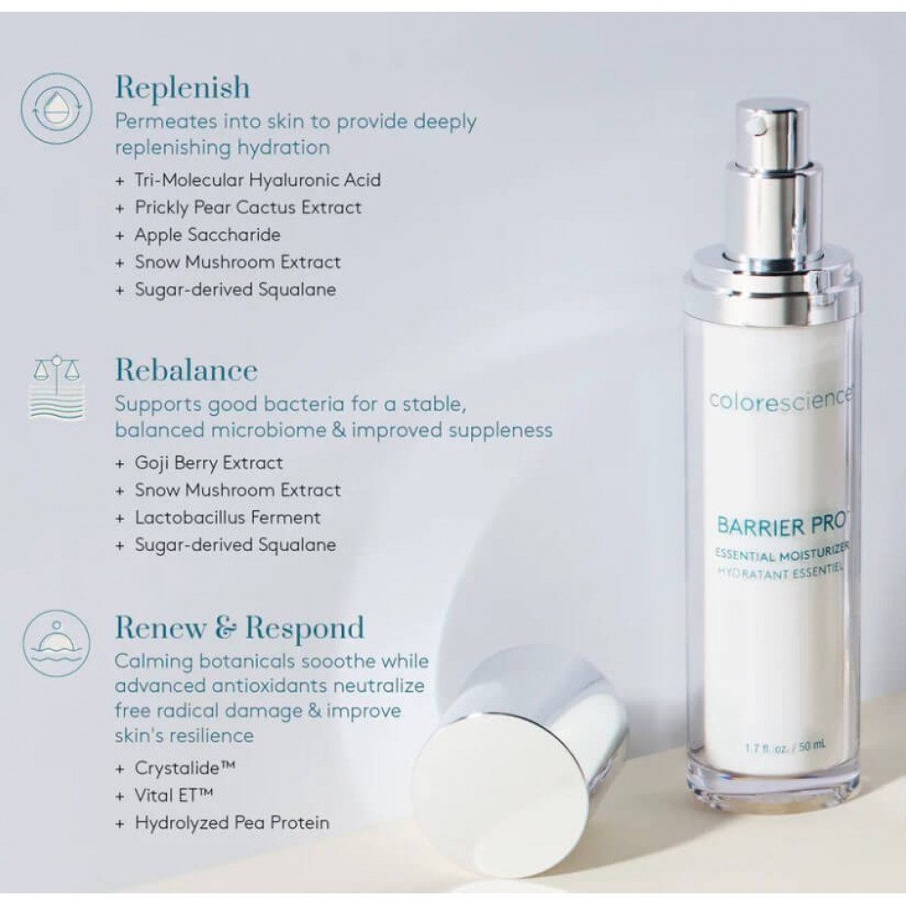 Восстанавливающий крем с пробиотиками - Colorescience Barrier Pro™ Essential Moisturizer фото 3