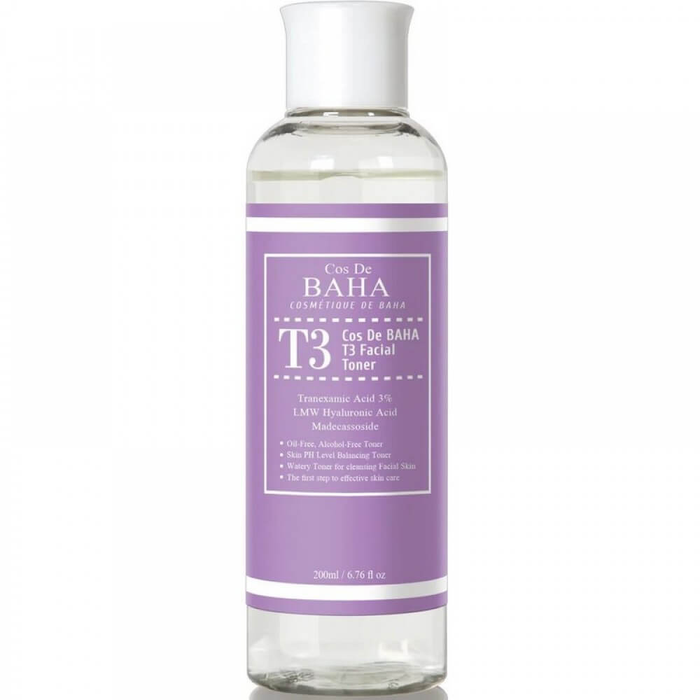 Тонер для обличчя з транексамовою кислотою - Cos De Baha Tranexamic 3% LMW HA Toner фото 2