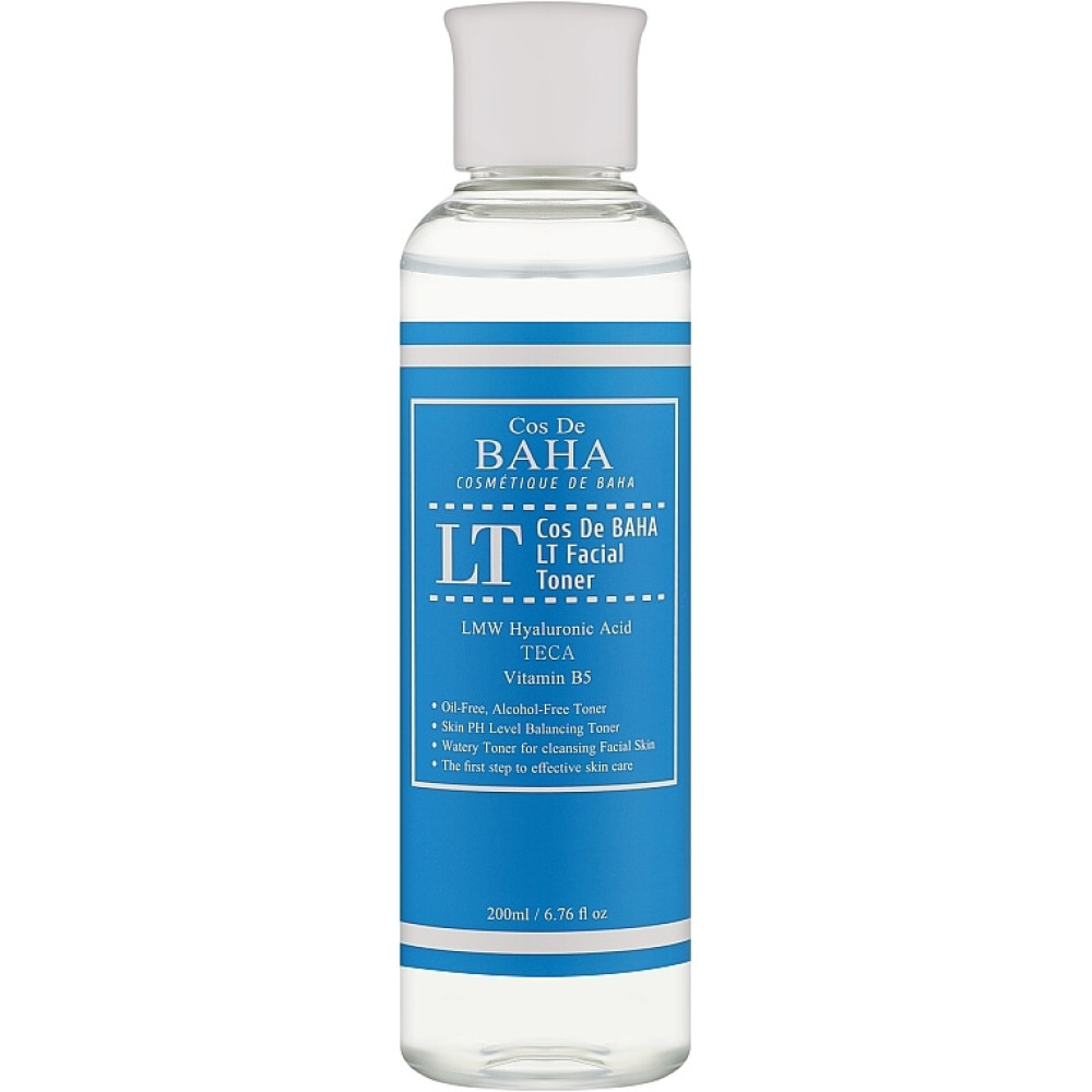 Тонер із низькомолекулярною гіалуроновою кислотою - Cos De Baha LT Facial Toner фото 2