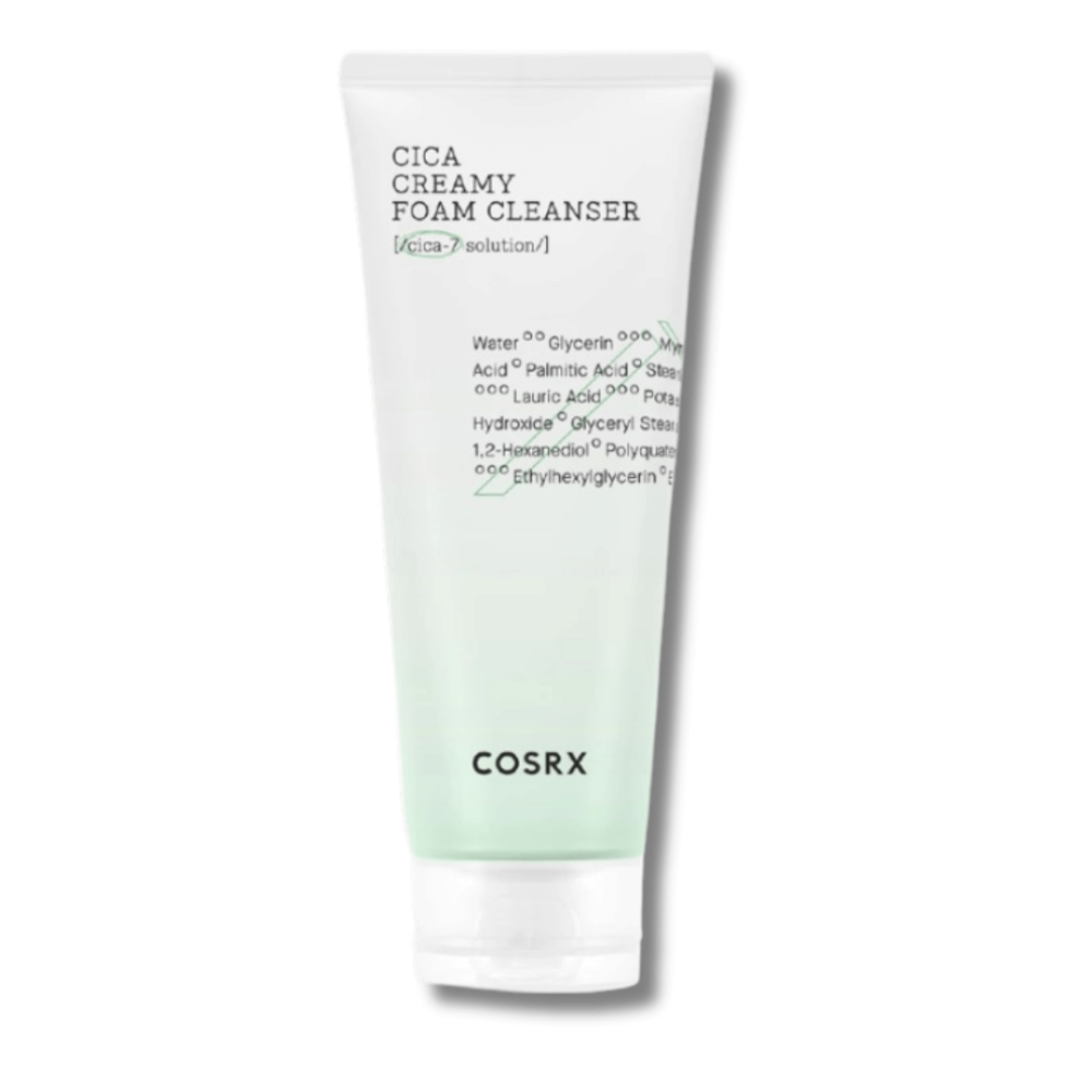 Нежная пенка для очищения - Cosrx Cica Creamy Foam Cleanser - Фото 1