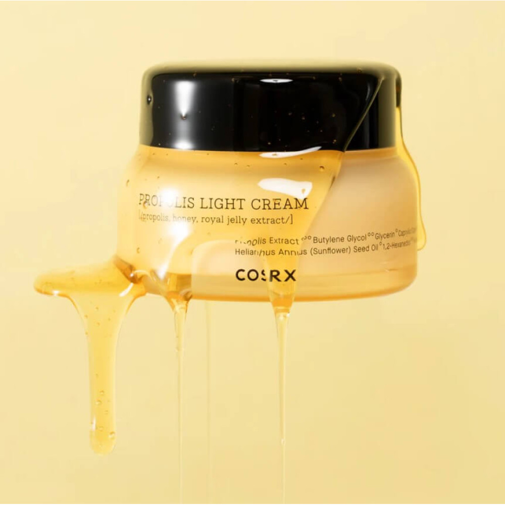 Легкий крем на основі прополісу чорних бджіл - Cosrx Propolis Light Cream фото 3