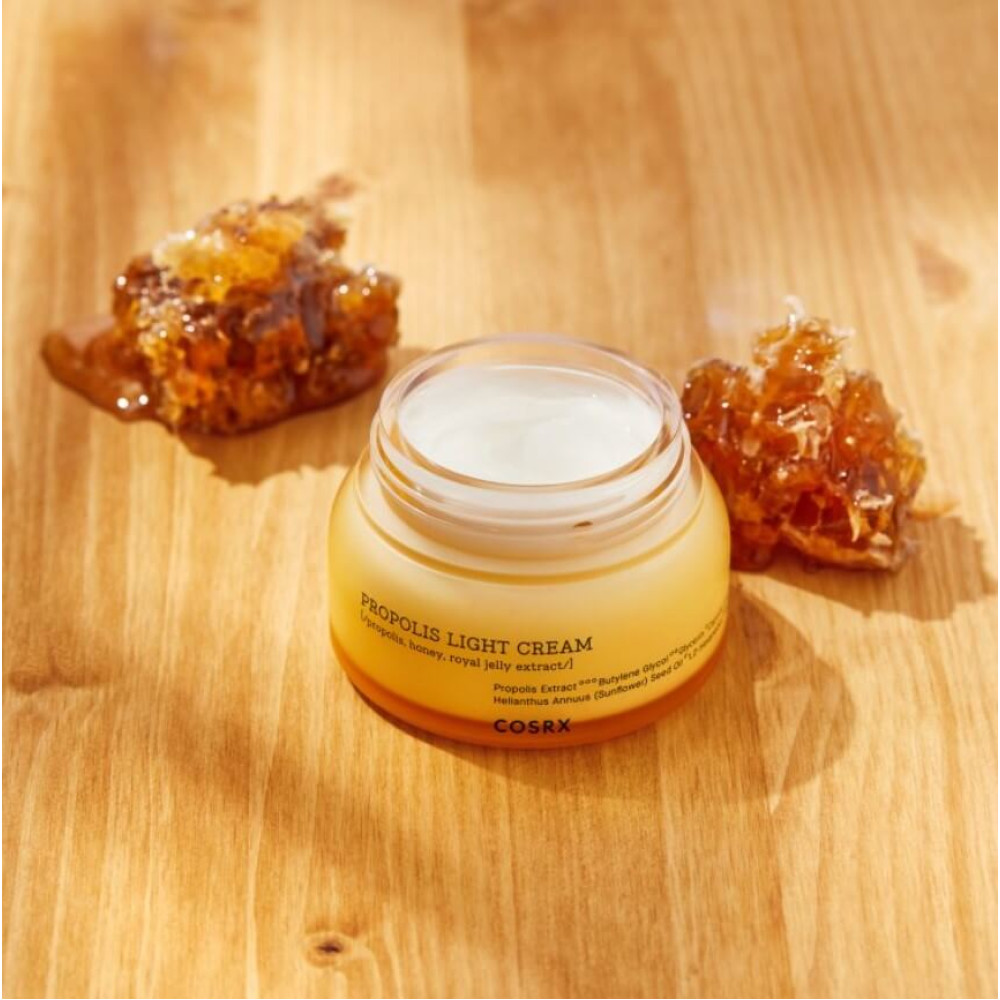 Легкий крем на основі прополісу чорних бджіл - Cosrx Propolis Light Cream фото 4