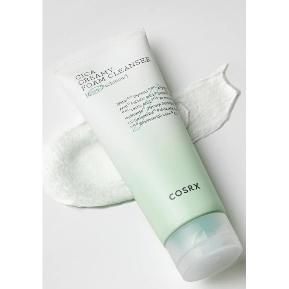 Ніжна пінка для очищення - Cosrx Cica Creamy Foam Cleanser фото 4