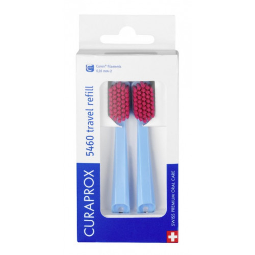 Набір змінних насадок для зубної щітки для подорожей - Curaprox Brush Heads CS 5460 Travel Refill фото