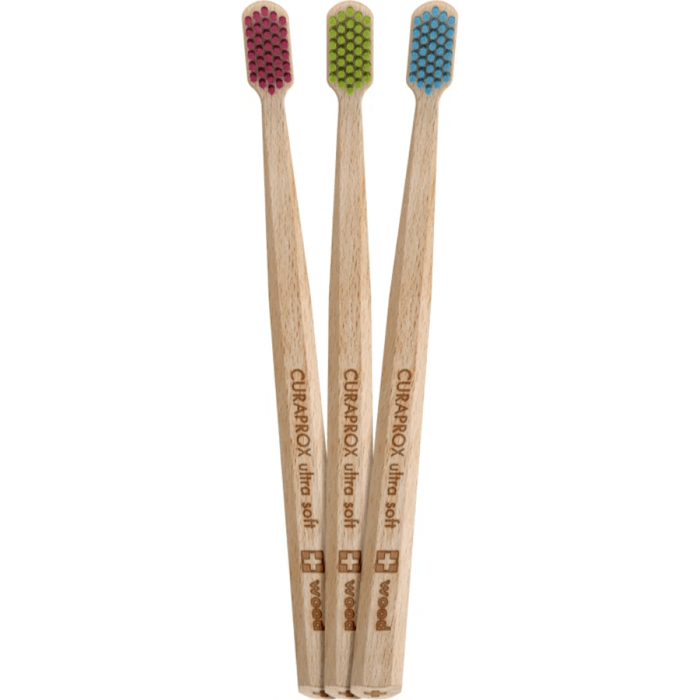 Дерев'яна зубна щітка - Curaprox CS Wood Ultra Soft фото 2