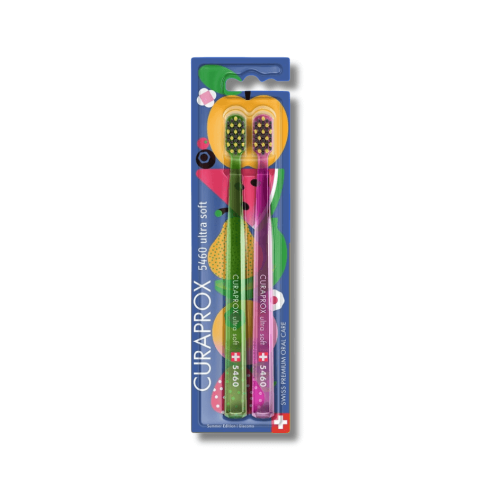 Набір зубних щіток "Duo Summer Edition 2025" - Curaprox CS 5460 Ultra Soft Duo Summer Edition 2025