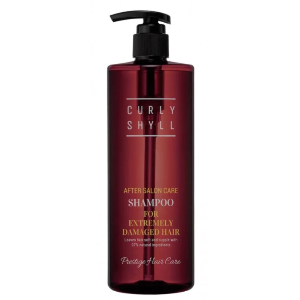 Восстанавливающий шампунь для поврежденных волос - Curly Shyll After Salon Care Shampoo - Фото 1