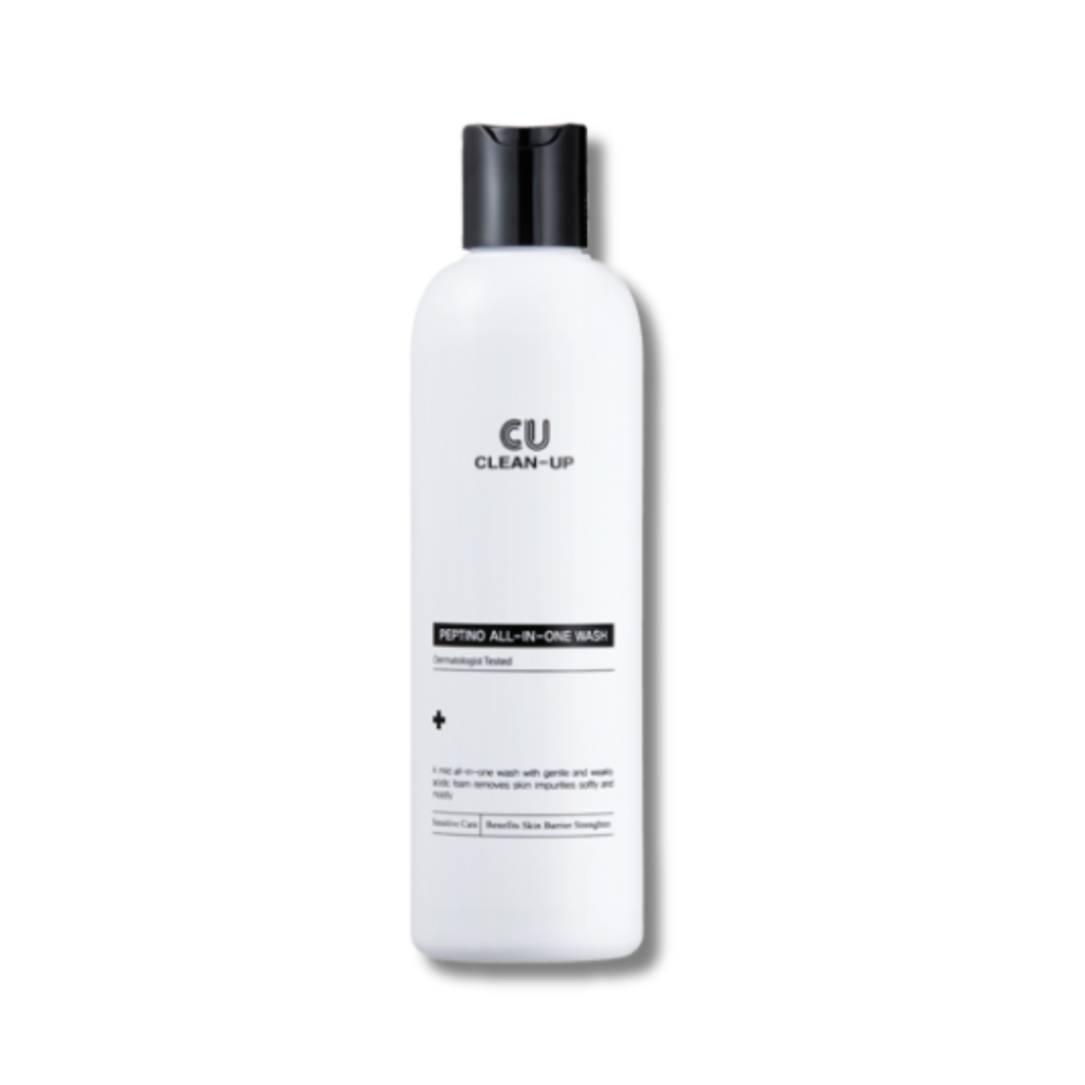Гіпоалергенний гель для душу 5 в 1- Cuskin Clean-Up Peptino All-in-one Wash
