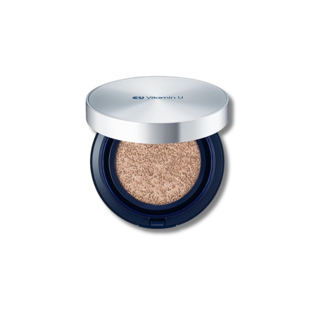 Кушон с полинуклеотидами и витамином U - Cuskin Vitamin U Coverfit Cushion Pact SPF 50+ PA++++ фото 2