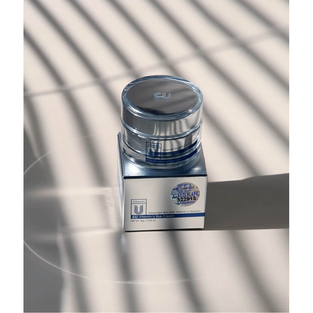 Ліфтинг-крем з вітаміном U та пептидами для зони навколо очей - Cuskin Vitamin U Eye Cream фото 3
